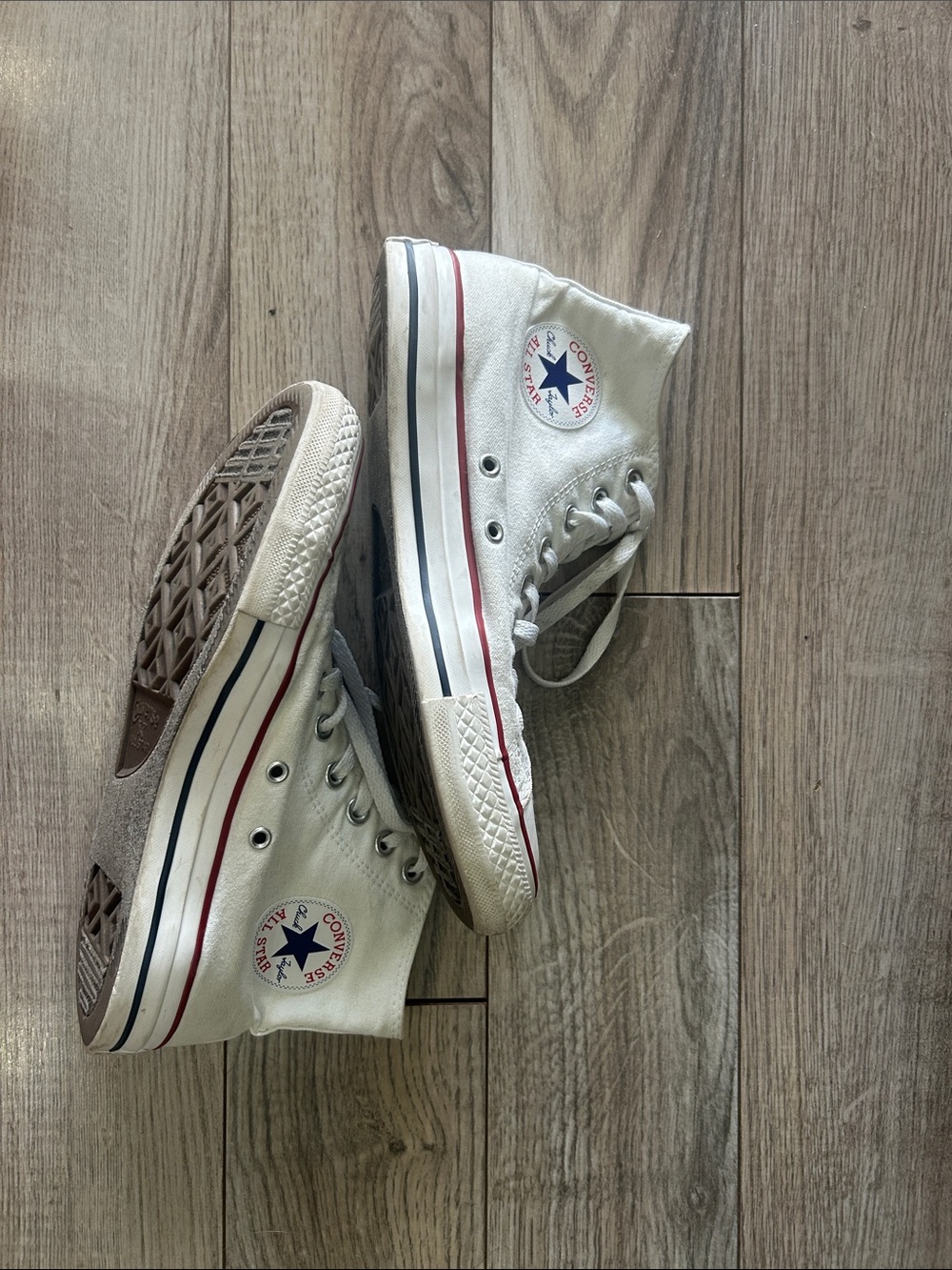 White High Top Converse